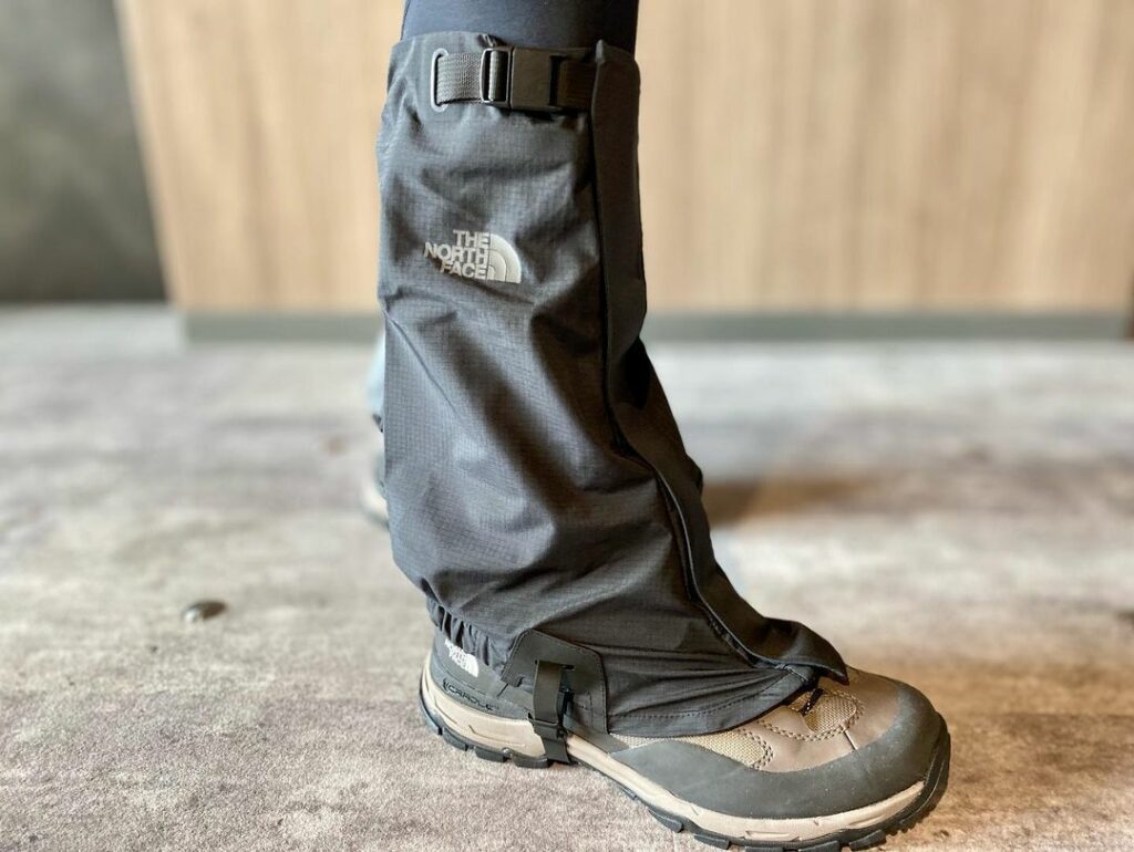 Climbing Mount Fuji - gaiters