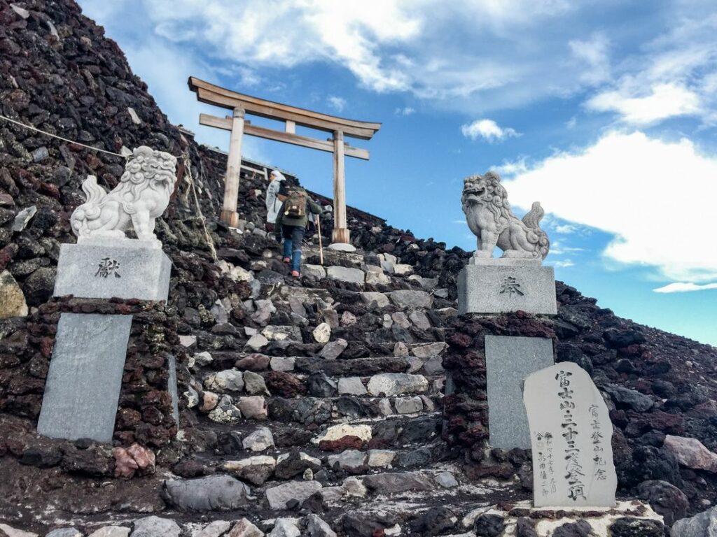 Climbing Mount Fuji