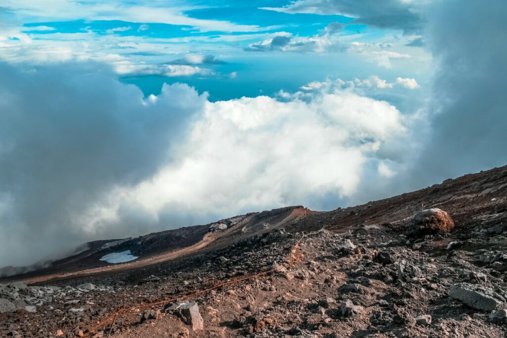 Climbing Mount Fuji