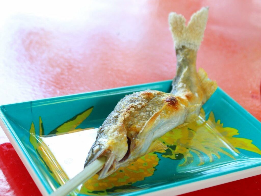 Hana No Omotenashi Choseikan - salted grilled fish at Choseikan