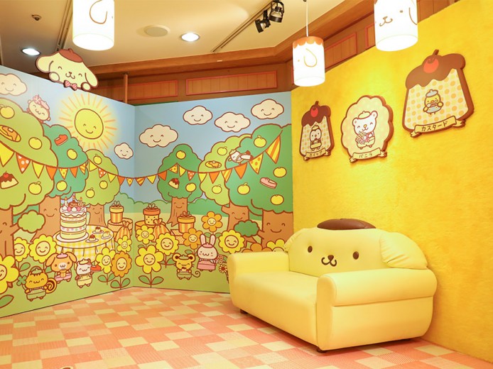 Sanrio Puroland - pompompurin room