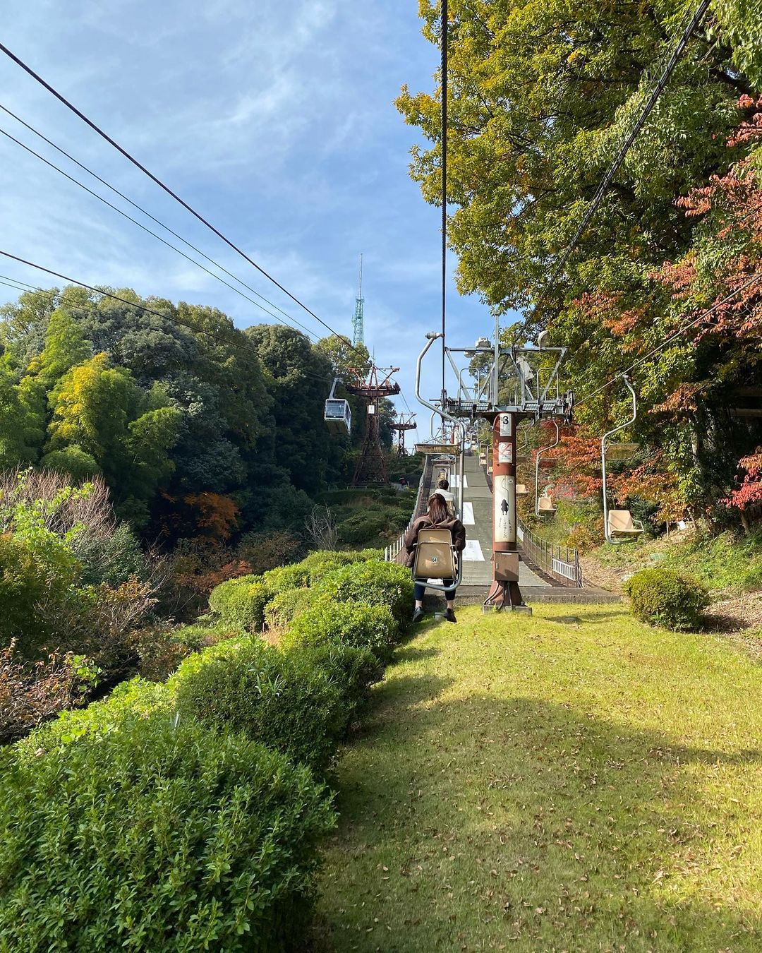 ehime - matsuyama castle chairlift