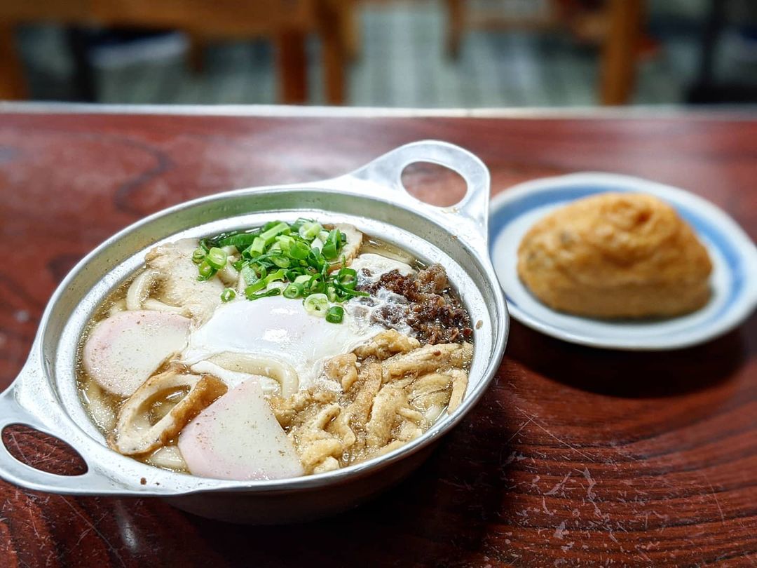 Ehime food - nabeyaki udon