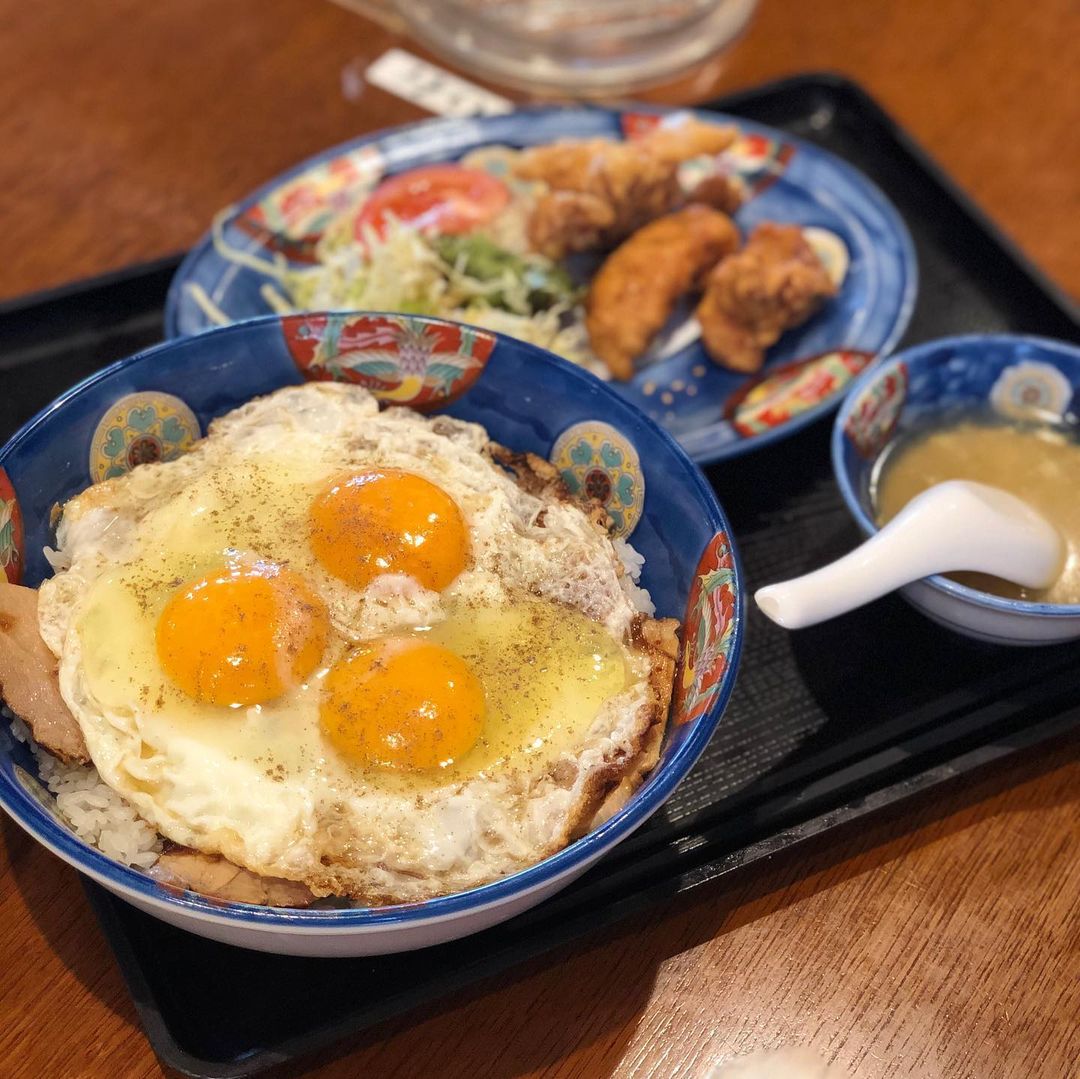 Ehime food - yakibuta tamago meshi