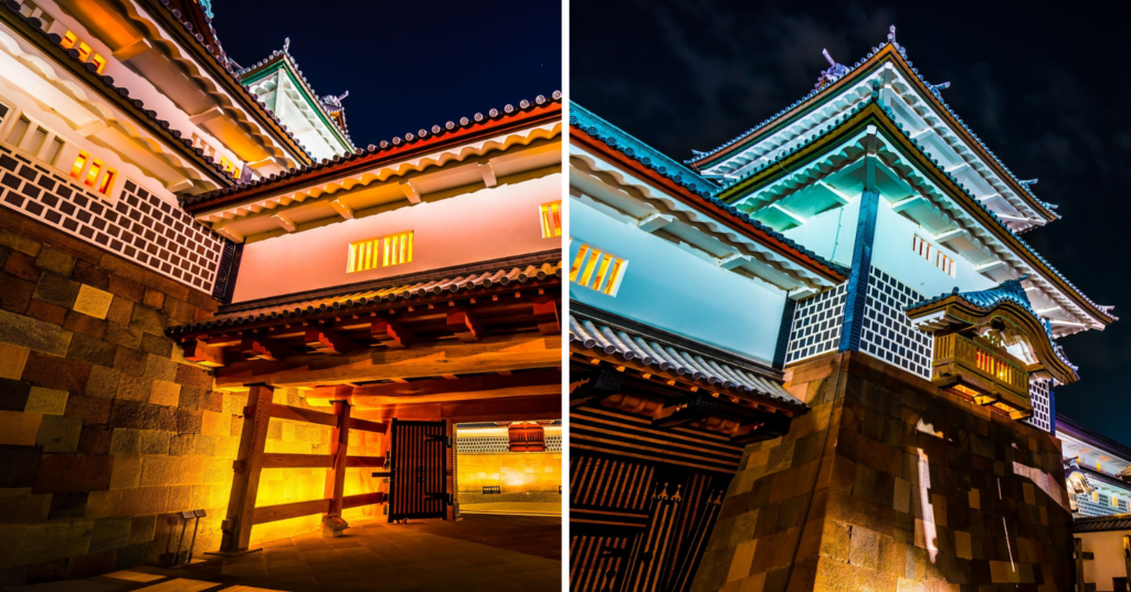 Gyokusen’inmaru Garden - castle grounds with a mystical glow