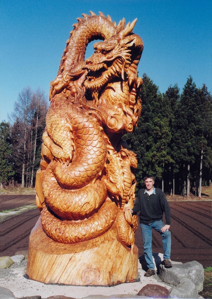 Inawashiro Herb Garden - Japanese zodiac statue in the garden