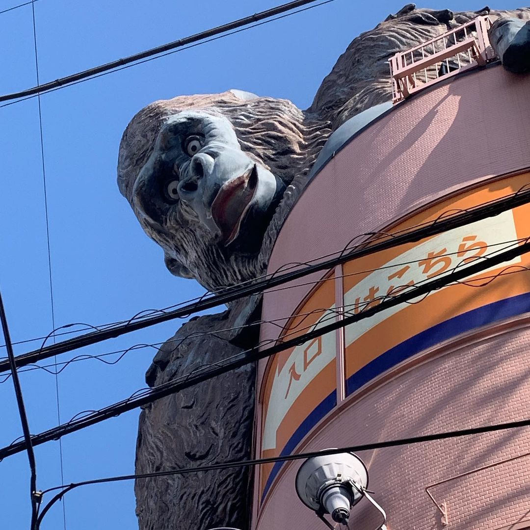 Sangenjaya Gorilla - close up of building