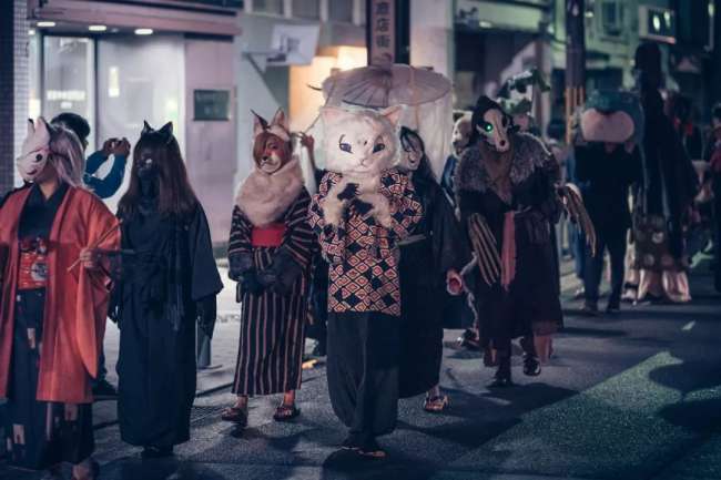 Ichijo Dori Yokai Street - night parade
