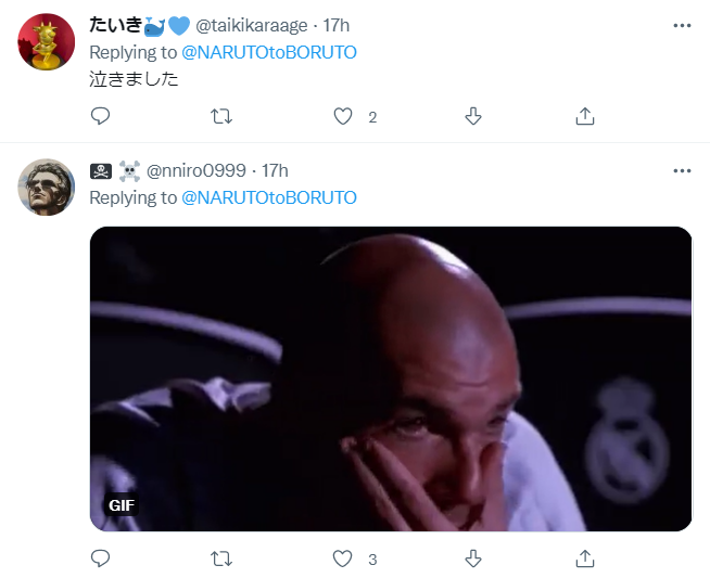 naruto 20th anniversary - twitter user crying