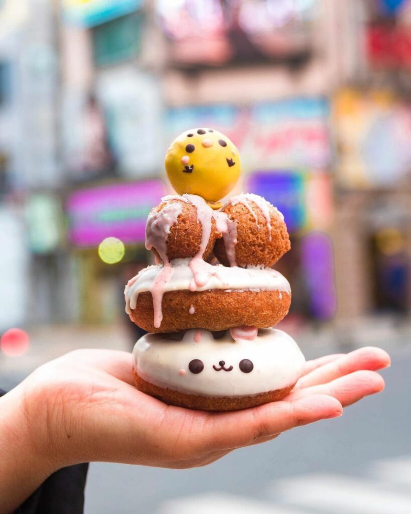 Floresta Nature Donuts - sweet Jenga tower