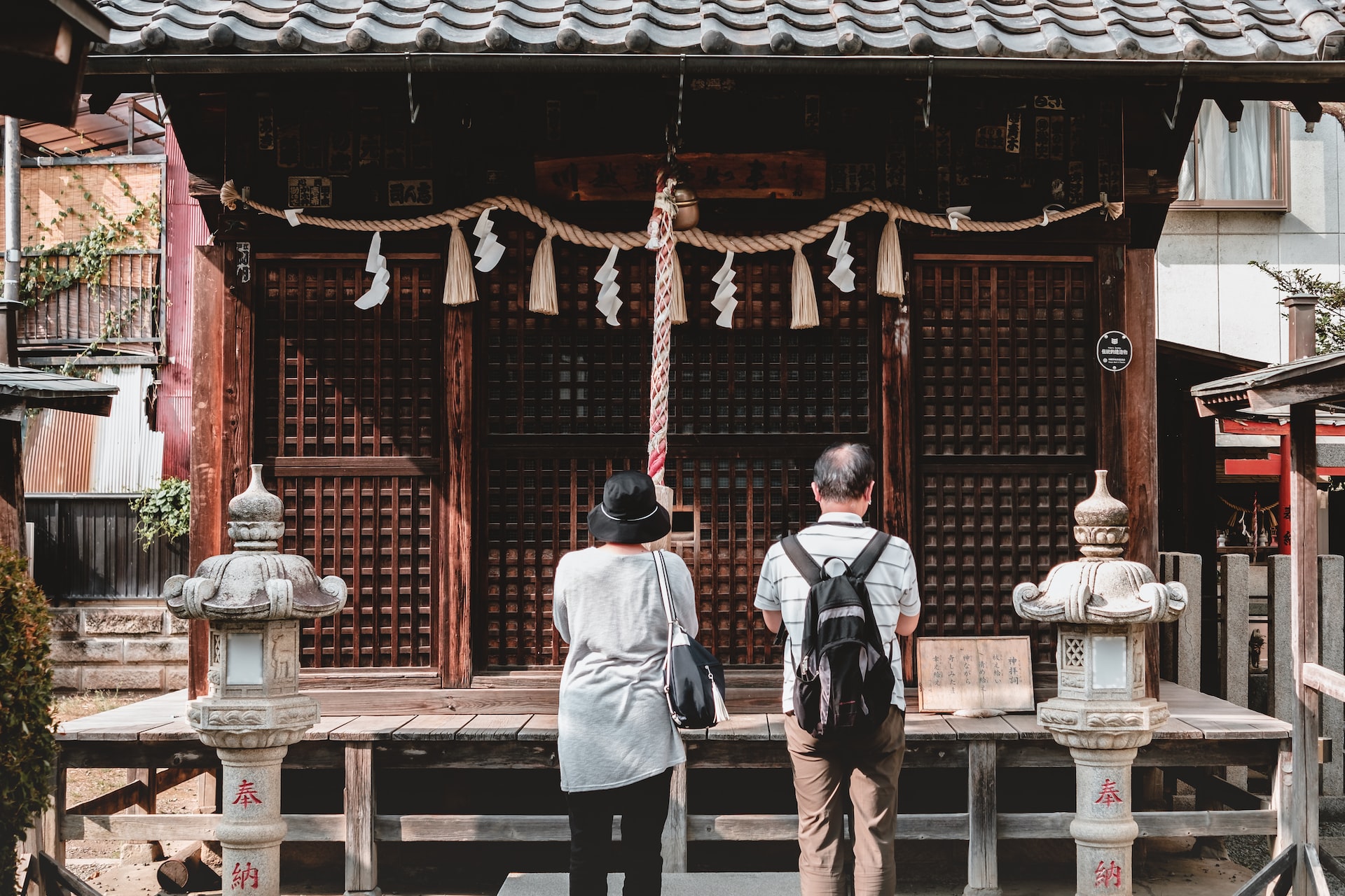 Goshuin - praying at a shrine