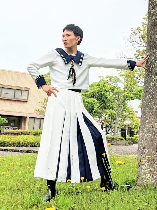 Sailor School Uniform - gender-neutral skirt