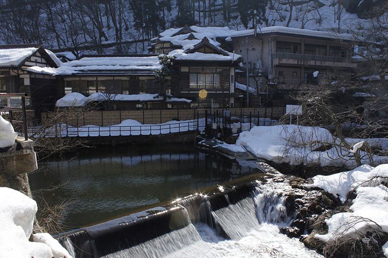 Tohoku Onsen Villages - historic front of samurai city Aizu-wakamatsu