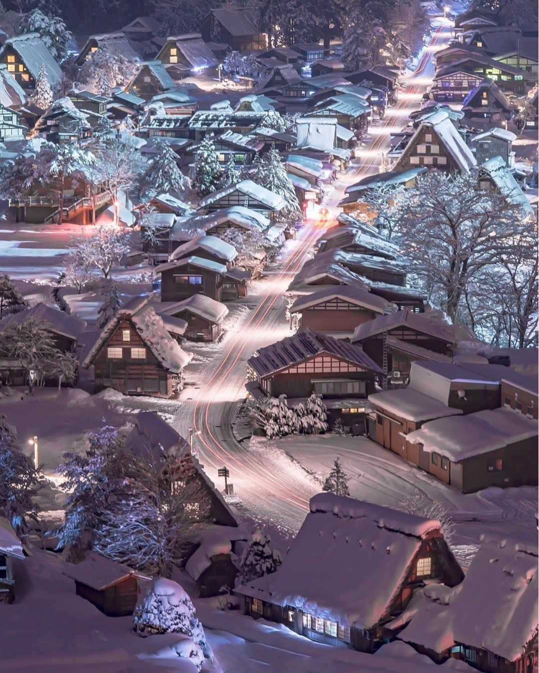 Cities in Japan to see snow - open-air museum in Shirakawa-go