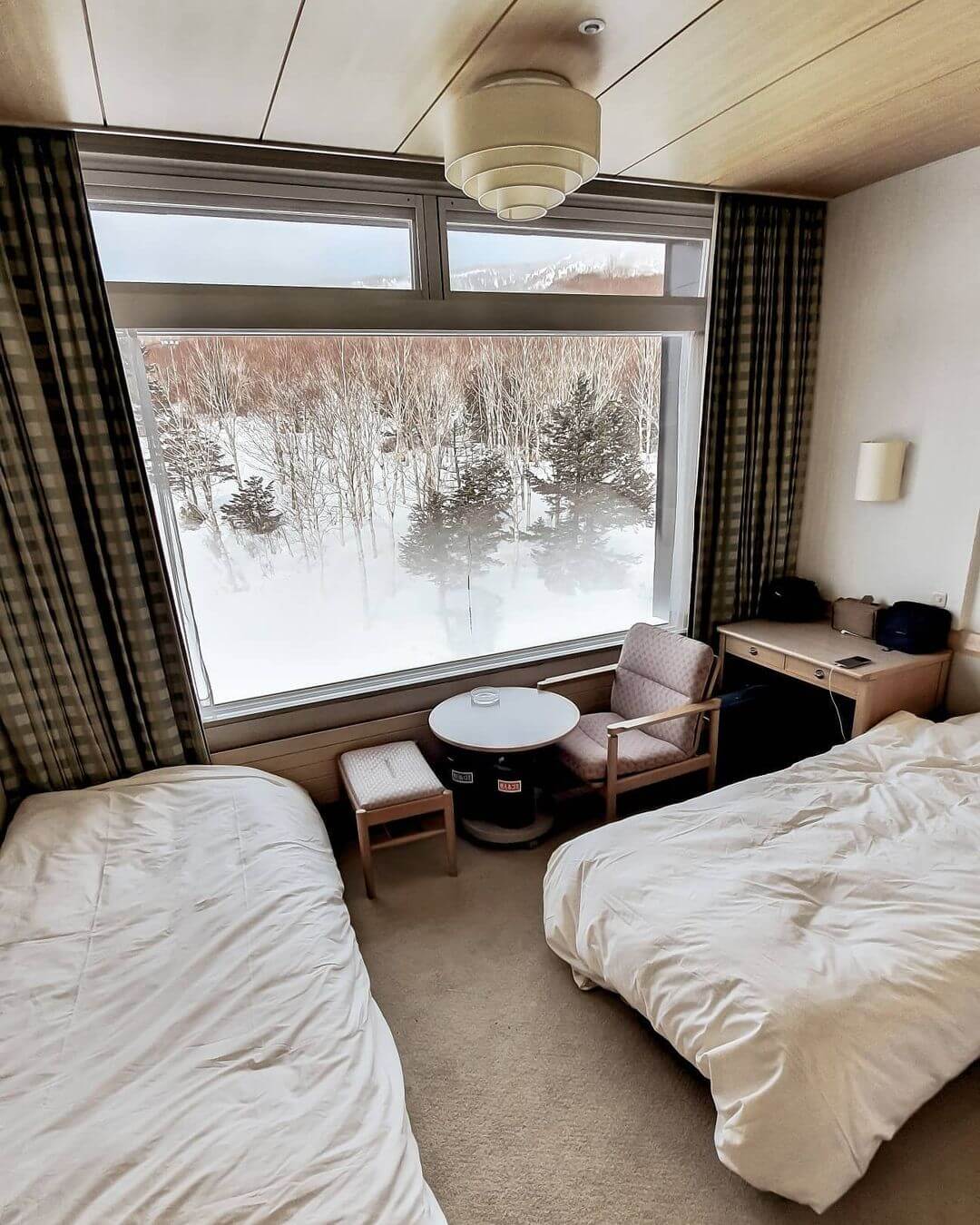 Japan ski resorts - interior of a room at Prince Hotels