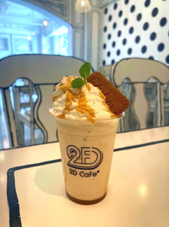 2d cafe shinokubo - biscoff frappe