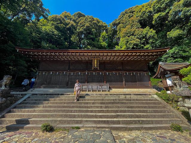 Uji - ujigami shrine main hall