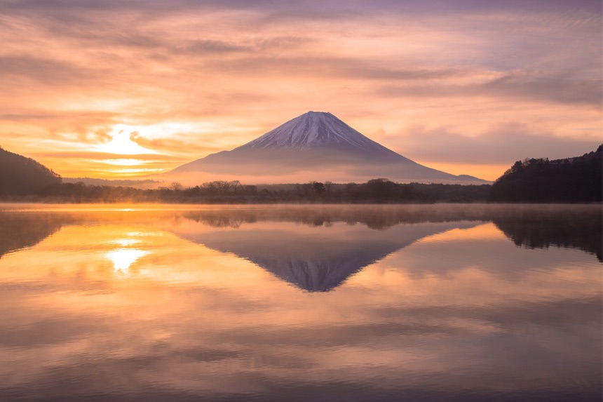 lakes in japan - lake motosu