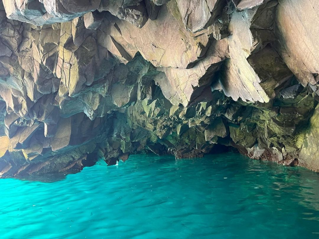 beaches in japan - cave