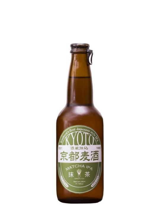 bizarre drink - matcha beer