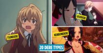 20 Types Of Dere In Anime To Know So You Don't Just Call Everyone a Tsundere